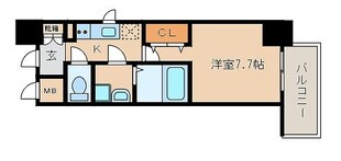東梅田駅 徒歩9分 8階の物件間取画像